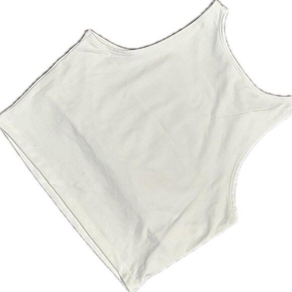 ZOOZATZ NCAA Coastal Carolina White/Teal First Down Crop Tank Top White SZ L - Picture 5 of 6